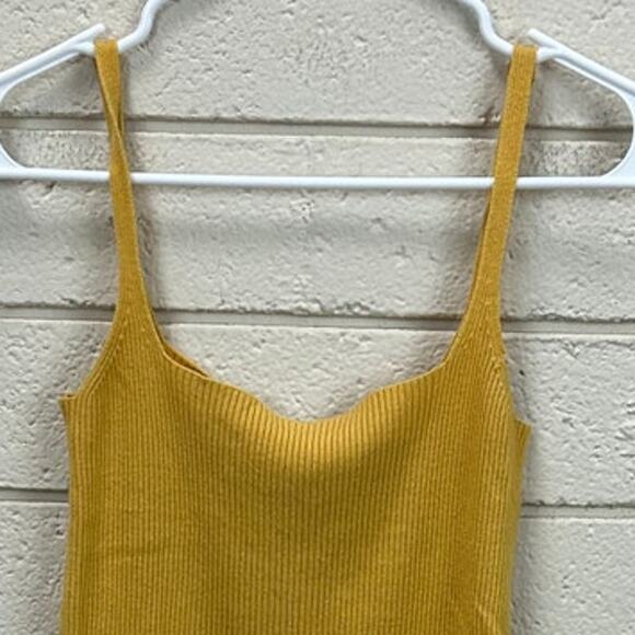 Brandy Melville Yellow Tank one size - Picture 5 of 8